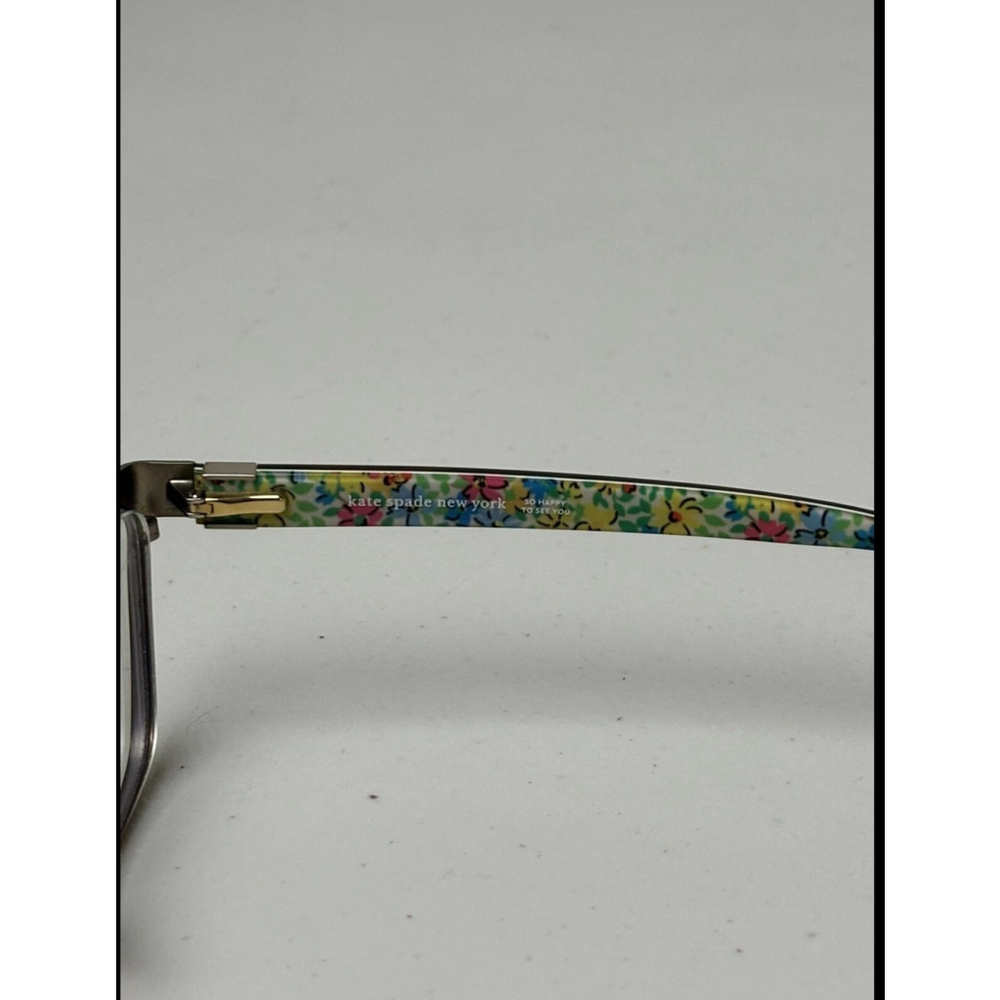 Kate Spade Ivie 009Q Eyeglass Frames Women’s 52-16-140 Floral Temple Glasses - Picture 6 of 12